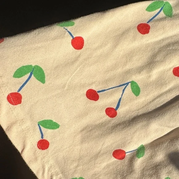 Adorable Cherry Patterned Kids Dress - Picture 3 of 4